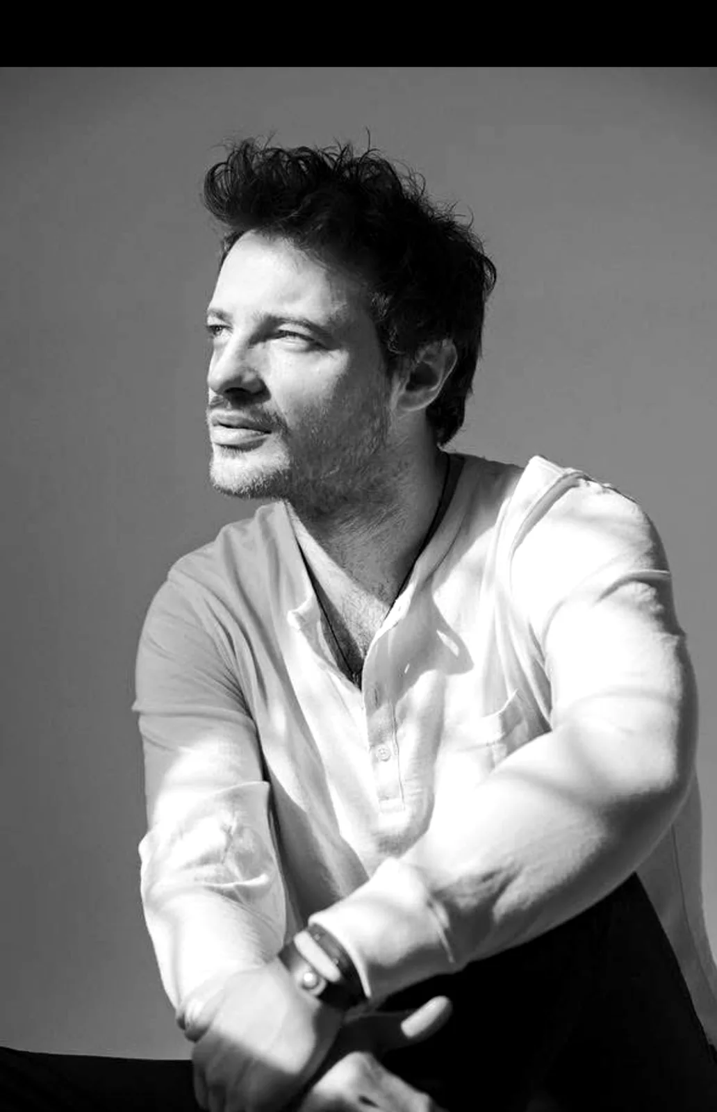 Portrait noir et blanc de Paul-Michel Manandise